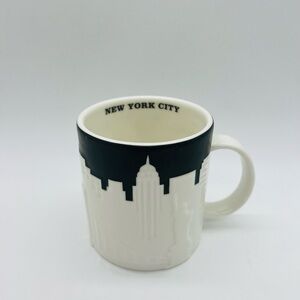 Starbucks New York City Black and White Skyline Mug